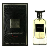 Anfar London Midnight Homme Intense Extrait de Parfum for Men Woody Spicy Amber Fragrance 3.4 oz Spray