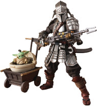 TAMASHII NATIONS Star Wars: The Mandalorian Ronin Mandalorian & Grougu Figure