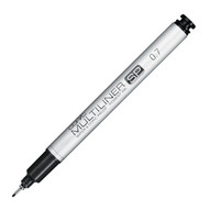 Copic Multiliner Pigment Ink Marker, SP Black 0.7mm Tip (41185)
