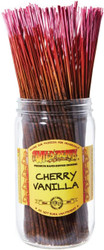 Wild Berry Cherry Incense Sticks, 100 Count Hand-Dipped Aromatic Incense