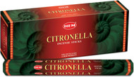 Hem Citronella Incense Sticks - 120 Stick Bulk Box (6 Inner Tubes of 20)