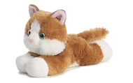 Aurora Flopsie Tabby Cat Plush Toy Animal