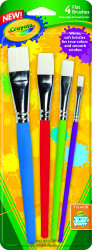 Crayola Big Paint Brushes (4 Count Flat)