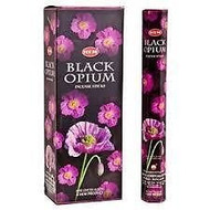 Hem Black Opium Incense, 120 Stick Box