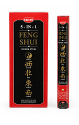 Hem Feng Shui 5-in-1 Incense Sticks - 120 Stick Bulk Box (6 Inner Tubes of 20)