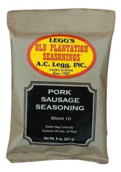 AC Legg #10 Pork Sausage Seasoning, 8 oz