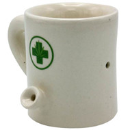 Wake and Bake Mini Pipe Mug Multi Purpose Coffee Cup Espresso Shot Glass 2 oz