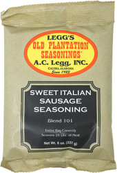 AC Legg Sweet Italian Sausage Seasoning, 8 ounce
