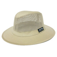 Panama Jack Men's Mesh Safari Hat Khaki, XL