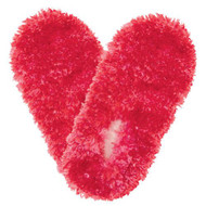 Fuzzy Footies Super Soft Slippers with Slip-Resistant Bottom - Bright Pink