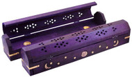 Celestial Coffin Incense Burner - Violet - 12"