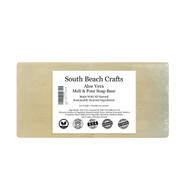 Aloe Vera - 2 Lbs Melt and Pour Soap Base - South Beach Crafts