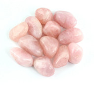 1lb Tumbled Pink Rose Quartz Stone Large 1"+ Polished Crystal Healing *Wholesale Bulk Pound Lot*