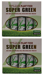 KL Design & Import - 20 Bottles of Super Green Green Lucky Bamboo Fertilizer Plant Food