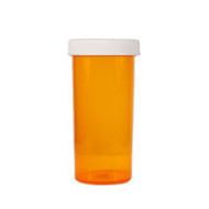 Plastic Prescription Vials/bottles 24 Pack W/caps Child Resistant Push Down and Turn 16 Dram Size