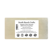 Organic Oil Clear - 2 Lbs Melt and Pour Soap Base - South Beach Crafts