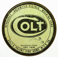 Colt "Round Logo" Metal Sign
