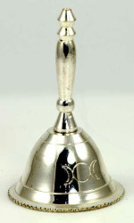 Altar Bell with Triple Moon Design