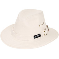Panama Jack Men's Canvas Safari Sun Hat (Natural Medium)