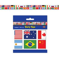 International Flag Party Tape Party Accessory (1 count) (1/Pkg)