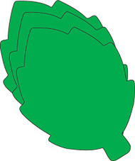 Green Leaf Small Single Color Creative Cut-Outs