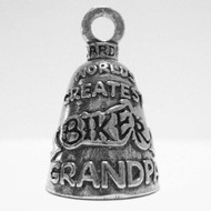 Guardian World's Greatest Biker Grandpa Motorcycle Biker Luck Gremlin Riding Bell or Key Ring