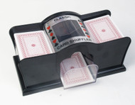 Manual Card Shuffler with Two Playing Card Decks