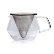 Carat Teapot Size: 4.3" H x 6.7" W x 3.6" D