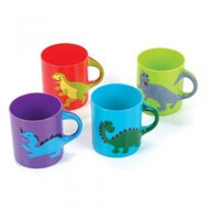 Dinosaurs Mugs Assorted colors and designs (1 dz)