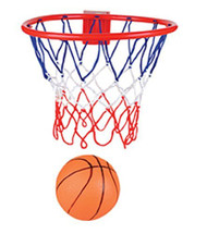 Small Basketball and Hoop for Over Door or Wall mount