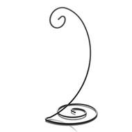 10" inch Spiral Ornament Display Stand - Black