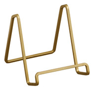 TRIPAR 50224 4" Square Wire Stand Plate Art Photo Holder, Gold Metal