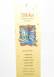 Triloka Herbal Incense Sticks, 10 sticks, Assorted Fragrances 1