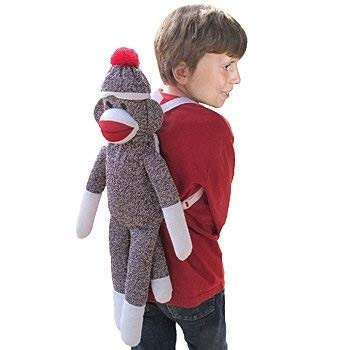 Original Sock Monkey Backpack, 24\