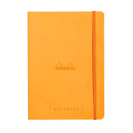 Rhodia Softcover Goalbook - Dot grid 224 Numbered pages - 6 x 8 1/4 - Orange