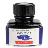 Herbin Fountain Pen Ink - 30ml Bottle - Bleu Nuit