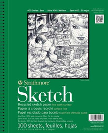Strathmore Recycled Sketch Paper Pad 9x12