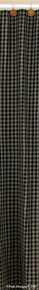 Sturbridge Black Shower Curtain 72x72