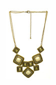 Bejeweled Square Necklace
