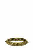 Etched Pyramid Stretch Bracelet