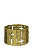 Cross Cut-Out Stretch Cuff