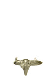 Bull Head Skull Ring