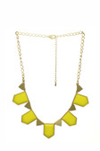 Chevron Gem With Gold Detail