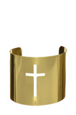 Cross Cut-Out Wide Cuff