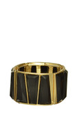Wide Stone Stretch Bracelet