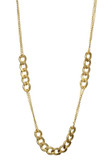 Two Chains On Chain Necklace Set