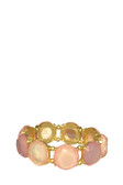 Circular Gem Stretch Bracelet