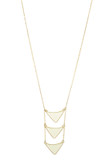 Tiered Triangle Necklace