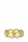 Round Square Gem Bracelet