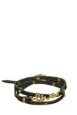 Rhinestoned Love And Twist Bracelet